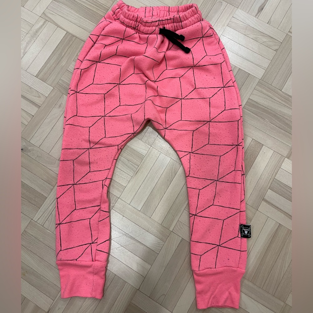 nununu bright pink sweatpant jogger